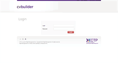 Desktop Screenshot of cvbuilder.ctp.org.uk